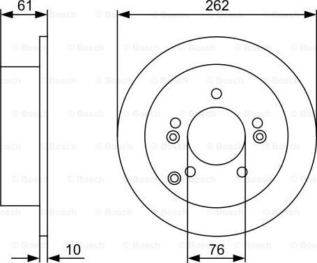 BOSCH 0 986 479 C03 - Bromsskiva xdelar.se