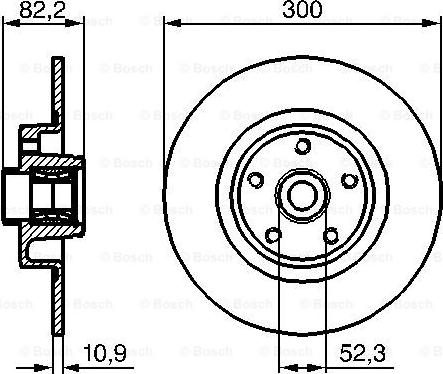 Denckermann B130594 - Bromsskiva xdelar.se