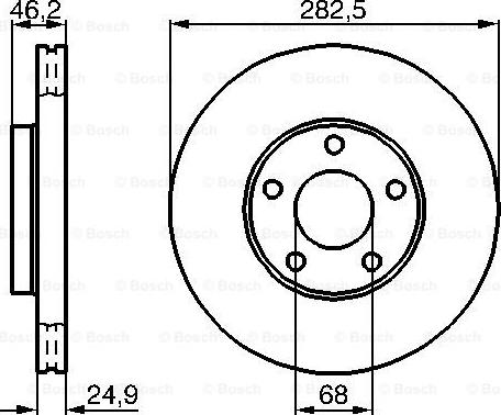 BOSCH 0 986 479 C81 - Bromsskiva xdelar.se