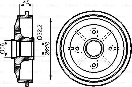 BOSCH 0 986 477 151 - Bromstrumma xdelar.se