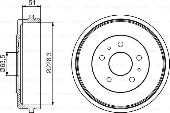 BOSCH 0 986 477 219 - Bromstrumma xdelar.se