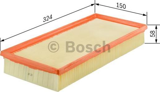 BOSCH 0 986 626 854 - Luftfilter xdelar.se