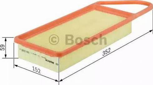 BOSCH 0 986 626 853 - Luftfilter xdelar.se