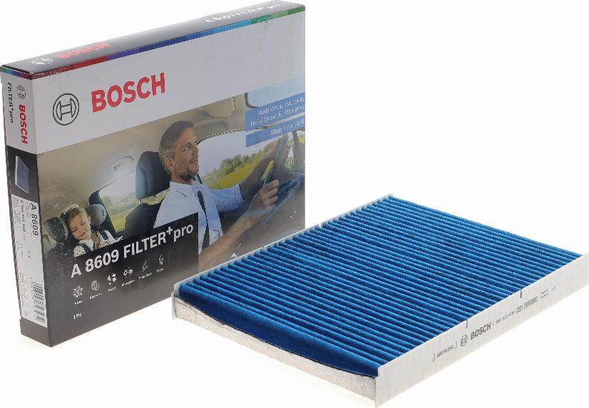 BOSCH 0986628609 - Filter, kupéventilation xdelar.se