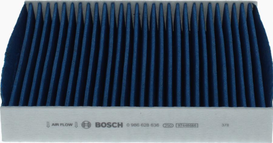 BOSCH 0 986 628 636 - Filter, kupéventilation xdelar.se