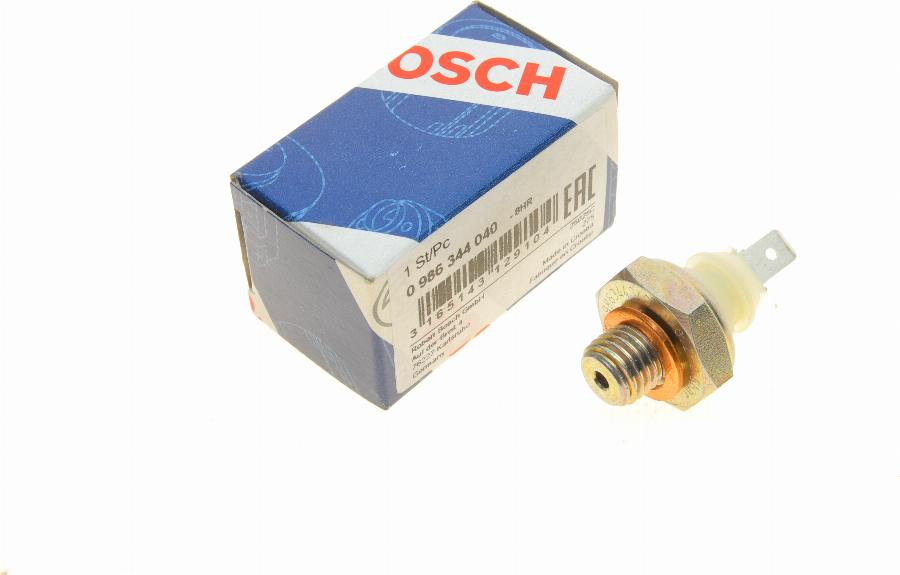 BOSCH 0 986 344 040 - Sensor, oljetryck xdelar.se