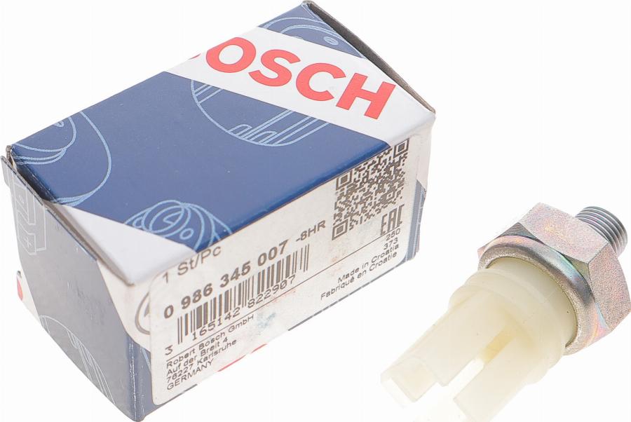 BOSCH 0 986 345 007 - Sensor, oljetryck xdelar.se