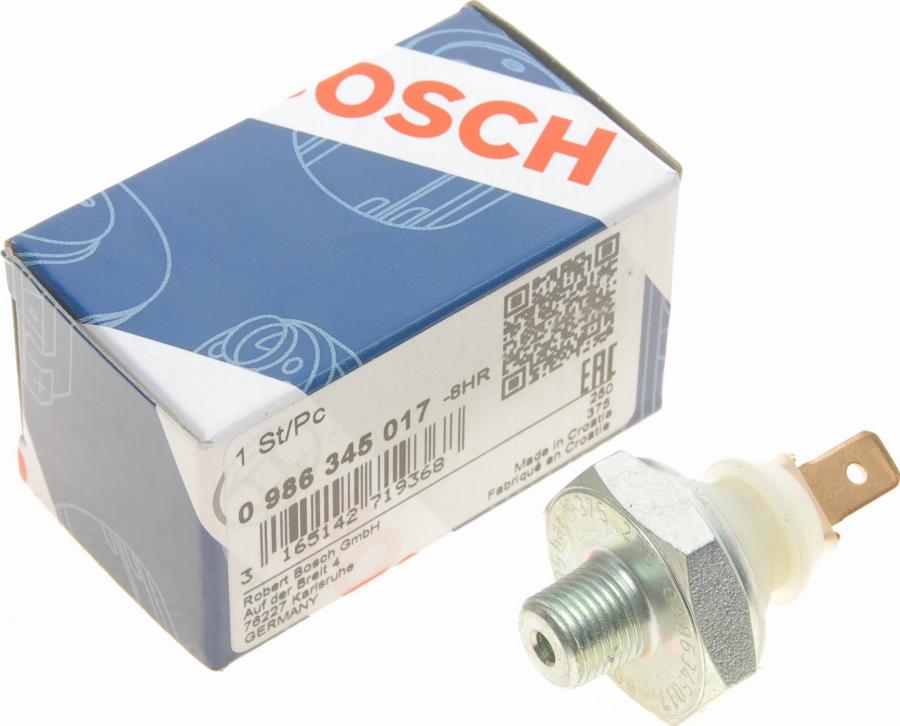 BOSCH 0 986 345 017 - Sensor, oljetryck xdelar.se