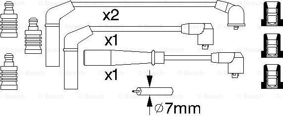 BOSCH 0 986 356 932 - Tändkabelsats xdelar.se