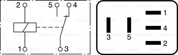 BOSCH 0 986 332 021 - Relä, huvudström xdelar.se