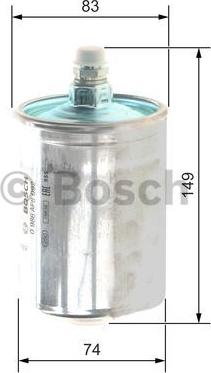 BOSCH 0 986 AF8 092 - Bränslefilter xdelar.se