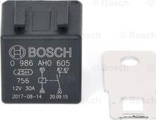 BOSCH 0 986 AH0 605 - Relä, huvudström xdelar.se