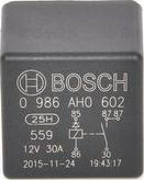 BOSCH 0 986 AH0 602 - Relä, huvudström xdelar.se