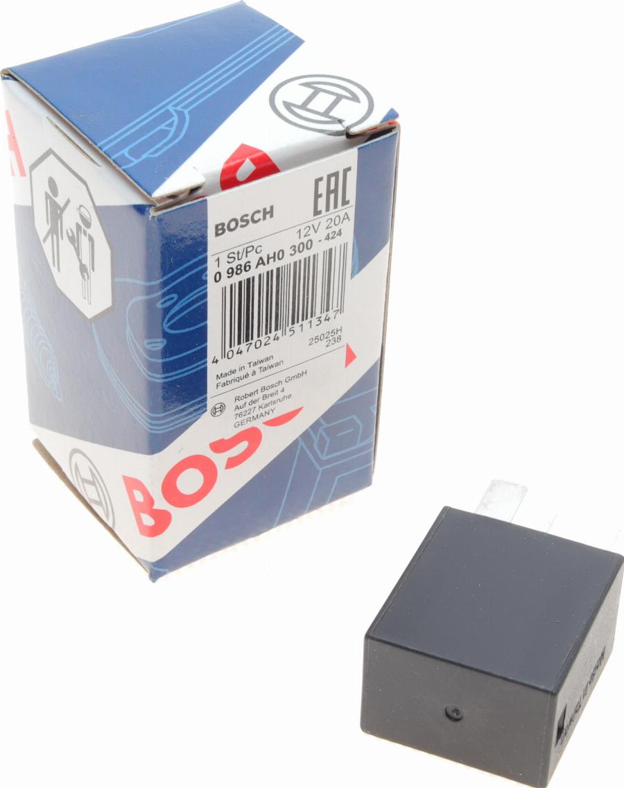 BOSCH 0 986 AH0 300 - Relä, huvudström xdelar.se