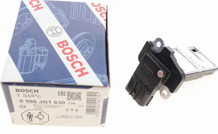 BOSCH 0 986 JG1 630 - Luftmassesensor xdelar.se