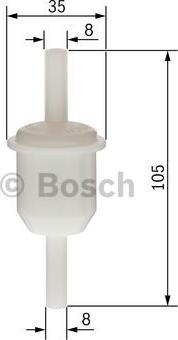 BOSCH 0 450 904 058 - Bränslefilter xdelar.se