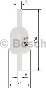 BOSCH 0 450 904 060 - Bränslefilter xdelar.se