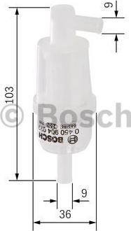 BOSCH 0 450 904 077 - Bränslefilter xdelar.se