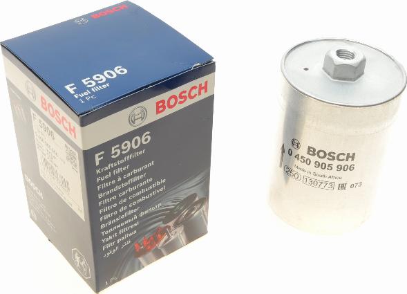 BOSCH 0 450 905 906 - Bränslefilter xdelar.se