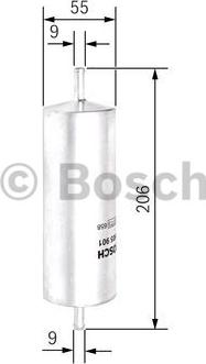 BOSCH 0 450 905 901 - Bränslefilter xdelar.se