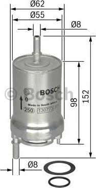 BOSCH 0 450 905 925 - Bränslefilter xdelar.se