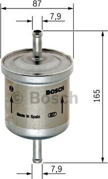 BOSCH 0 450 905 921 - Bränslefilter xdelar.se