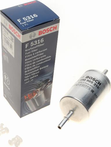 BOSCH 0 450 905 316 - Bränslefilter xdelar.se