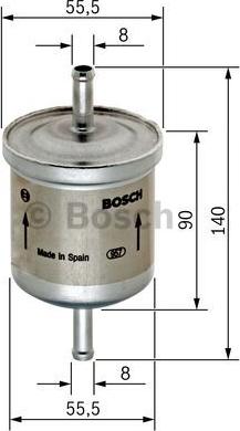 BOSCH 0 450 905 280 - Bränslefilter xdelar.se