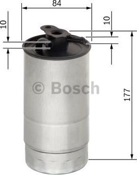 BOSCH 0 450 906 451 - Bränslefilter xdelar.se