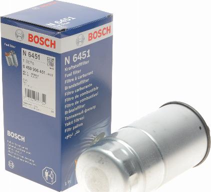 BOSCH 0 450 906 451 - Bränslefilter xdelar.se