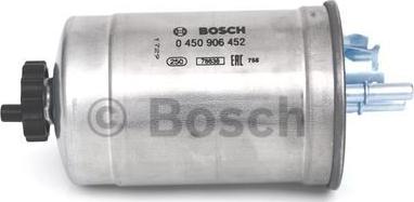 BOSCH 0 450 906 452 - Bränslefilter xdelar.se