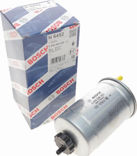 BOSCH 0 450 906 452 - Bränslefilter xdelar.se