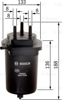 BOSCH 0 450 906 469 - Bränslefilter xdelar.se