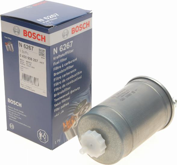 BOSCH 0 450 906 267 - Bränslefilter xdelar.se