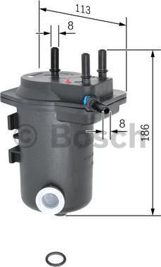 BOSCH 0 450 907 008 - Bränslefilter xdelar.se