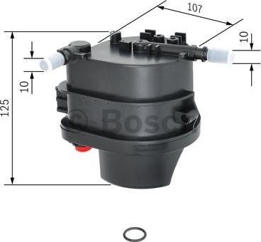 BOSCH 0 450 907 007 - Bränslefilter xdelar.se