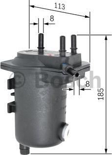 BOSCH 0 450 907 014 - Bränslefilter xdelar.se