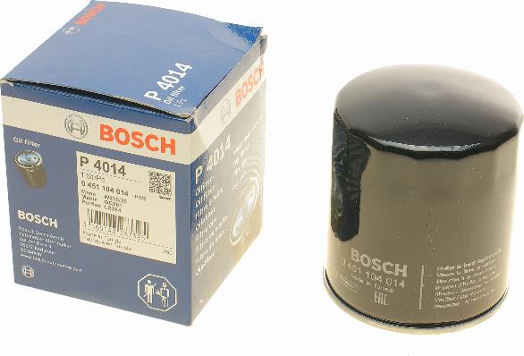 BOSCH 0 451 104 014 - Oljefilter xdelar.se