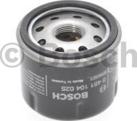 BOSCH 0 451 104 025 - Oljefilter xdelar.se