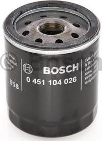 BOSCH 0 451 104 026 - Oljefilter xdelar.se