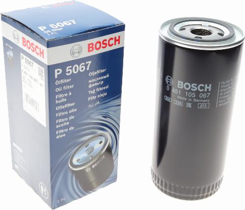 BOSCH 0 451 105 067 - Oljefilter xdelar.se