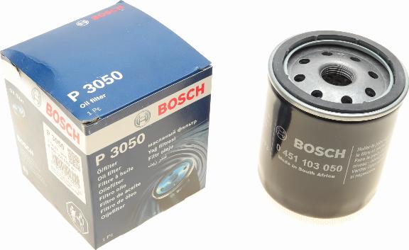 BOSCH 0 451 103 050 - Oljefilter xdelar.se