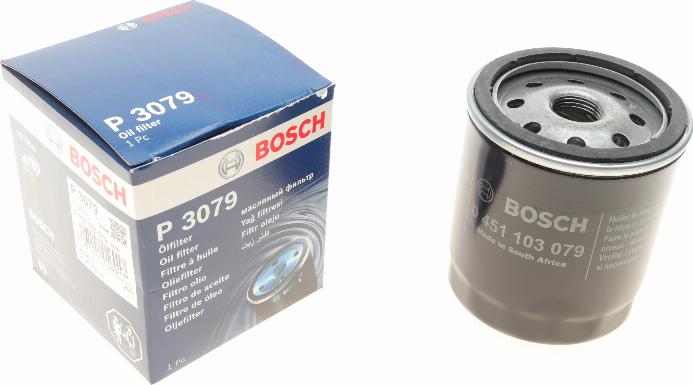 BOSCH 0 451 103 079 - Oljefilter xdelar.se