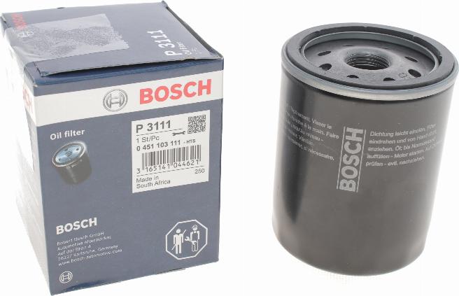 BOSCH 0 451 103 111 - Oljefilter xdelar.se