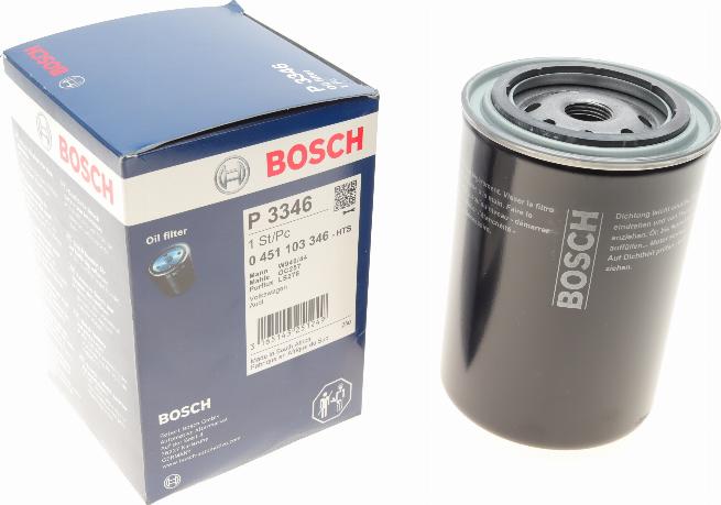 BOSCH 0 451 103 346 - Oljefilter xdelar.se