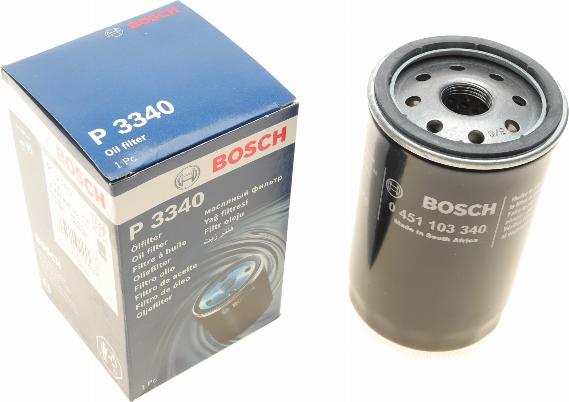 BOSCH 0 451 103 340 - Oljefilter xdelar.se