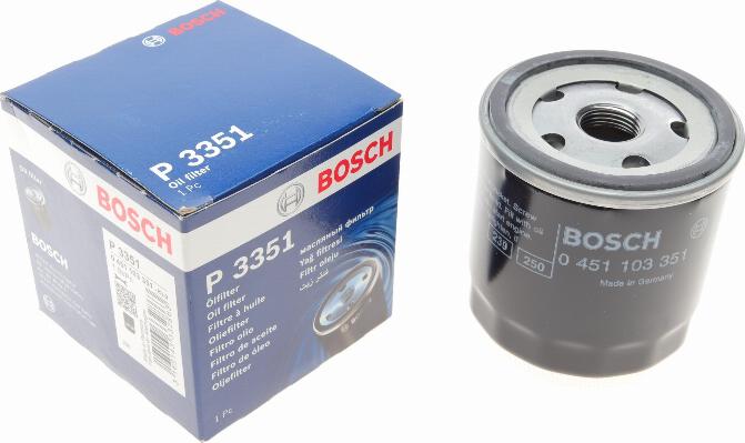 BOSCH 0 451 103 351 - Oljefilter xdelar.se