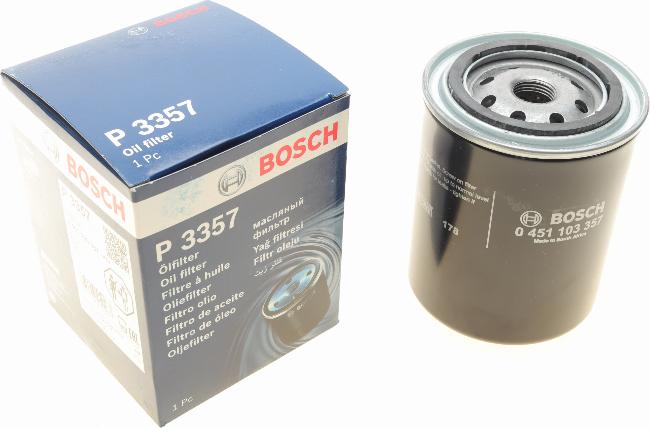 BOSCH 0 451 103 357 - Oljefilter xdelar.se