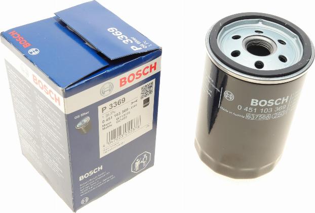 BOSCH 0 451 103 369 - Oljefilter xdelar.se