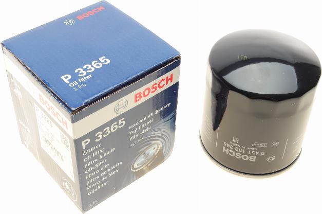 BOSCH 0 451 103 365 - Oljefilter xdelar.se